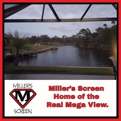 Miller’s Screen Home of the Real Mega View.