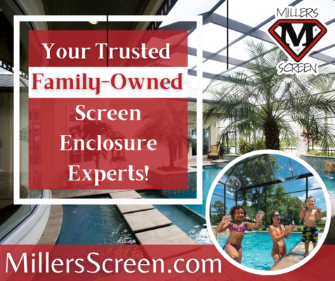Miller's Screen: Your Trusted Family-Owned Screen Enclosure Experts!